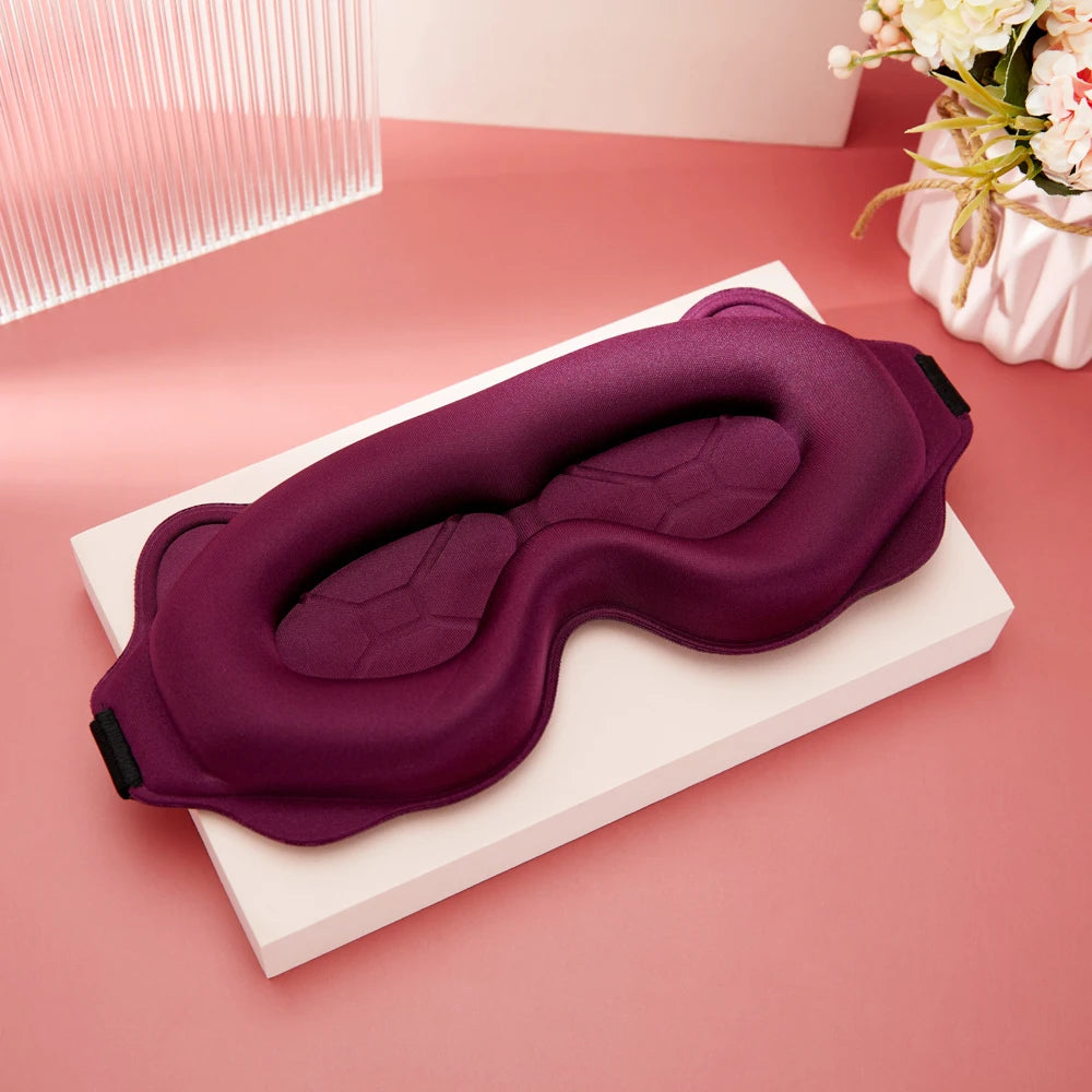 3D Memory Foam Sleep Mask – Light Blocking Eyeshade